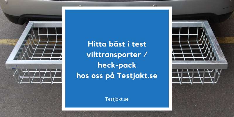 Bäst i test heck-pack och vilttranporter hos oss på Testjakt.se!